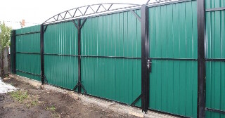 Купить ворота из профнастила Кимовск, цена от 4011 руб.